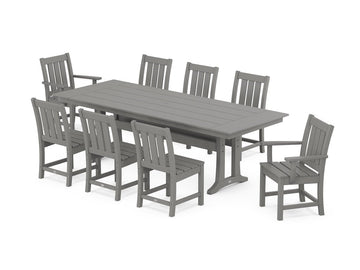 Oxford 9-Piece Farmhouse Dining Set with Trestle Legs Photo