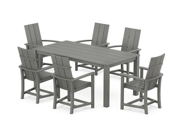 Modern Adirondack 7-Piece Parsons Dining Set Photo