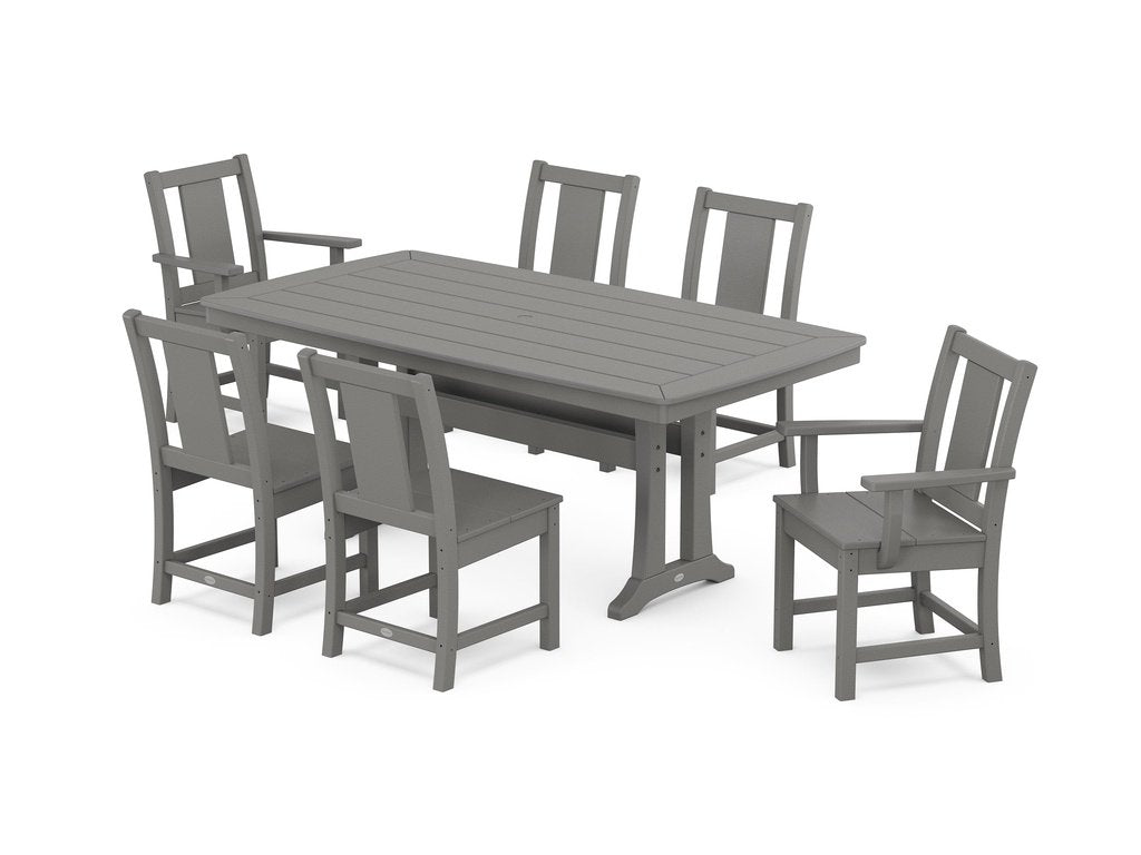 Prairie 7-Piece Dining Set with Trestle Legs Photo