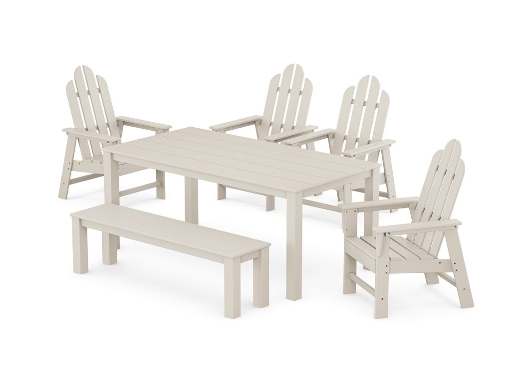 Long Island 6-Piece Parsons Dining Set with Bench Photo