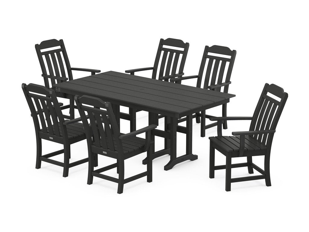 Country Living Arm Chair 7-Piece Farmhouse Dining Set Photo