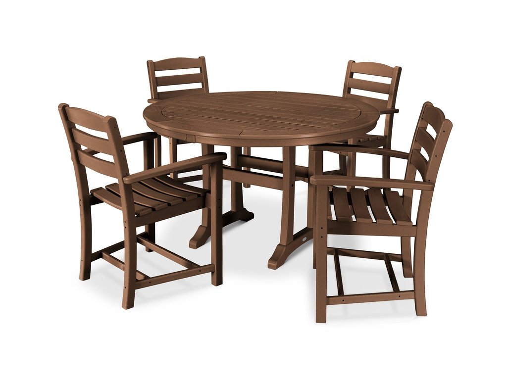 La Casa Café 5-Piece Arm Chair Dining Set Photo