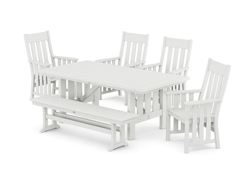 Acadia 6-Piece Dining Set with Bench Photo