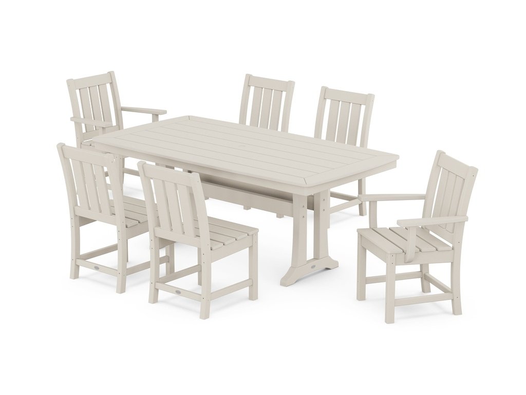 Oxford 7-Piece Dining Set with Trestle Legs Photo