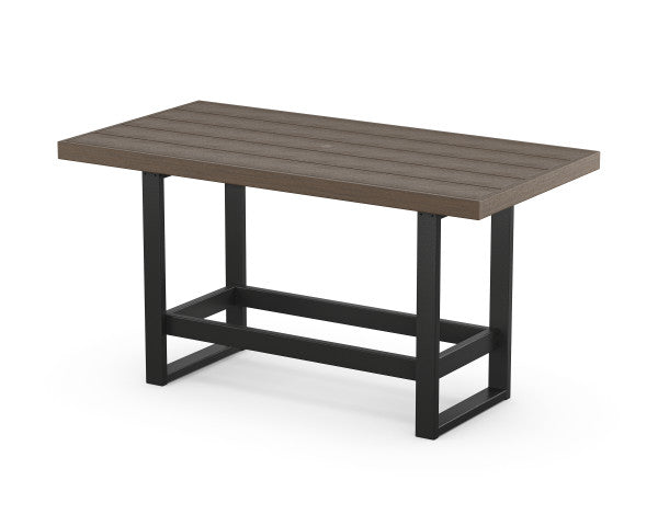 EDGE 40" x 78" Bar Table | Natural Finish - Retreat Home Furniture