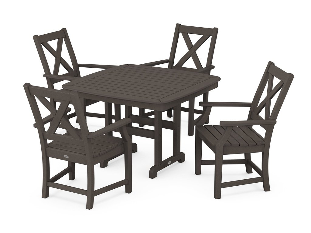 Braxton 5-Piece Dining Set with Trestle Legs Photo