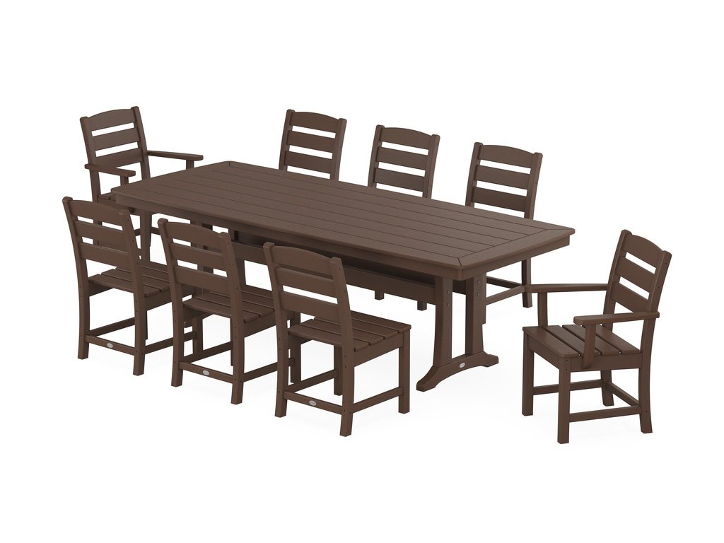 Lakeside 9-Piece Dining Set with Trestle Legs Photo