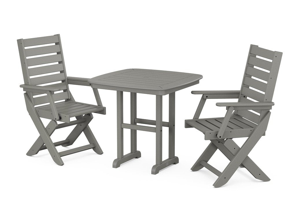 Captain Folding Chair 3-Piece Dining Set Photo