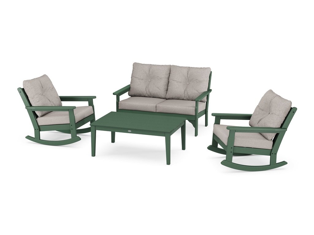 Vineyard 4-Piece Deep Seating Rocking Chair Set Photo