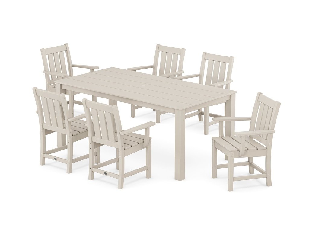 Oxford Arm Chair 7-Piece Parsons Dining Set Photo