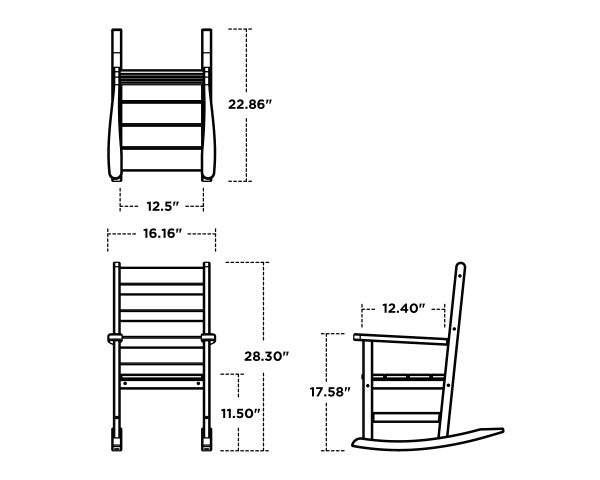 Kids Lakeside Rocking Chair - Retreat Home Furniture