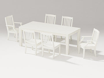 Estate 7-Piece Parsons Table Dining Set Photo