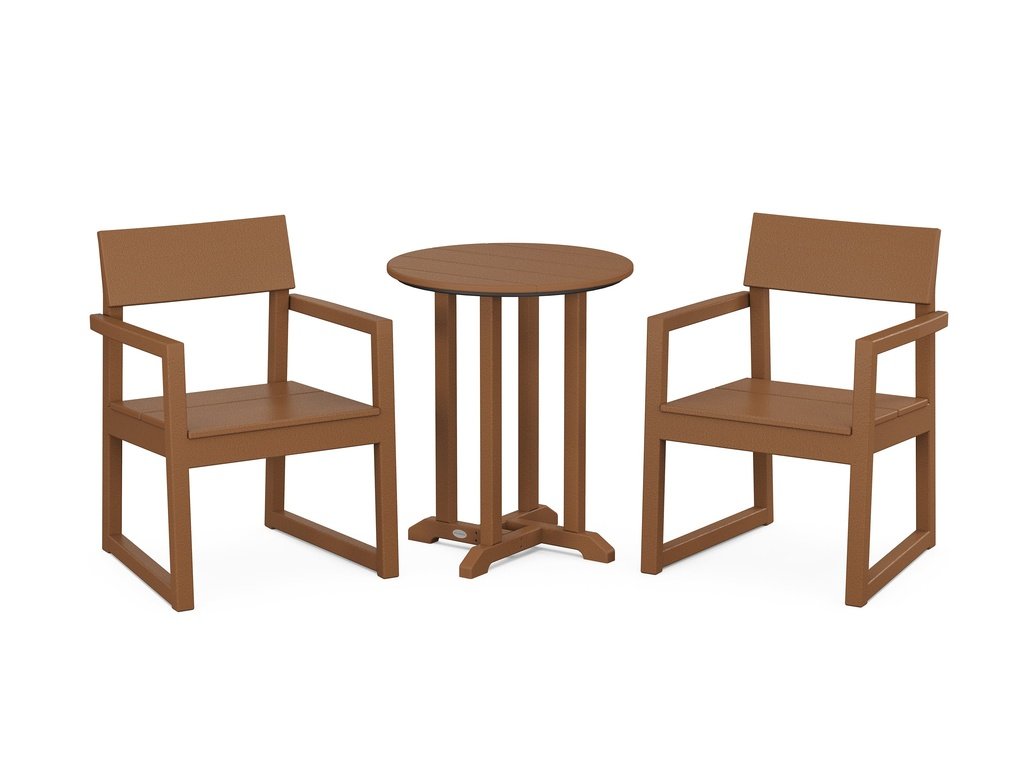 EDGE 3-Piece Round Dining Set Photo