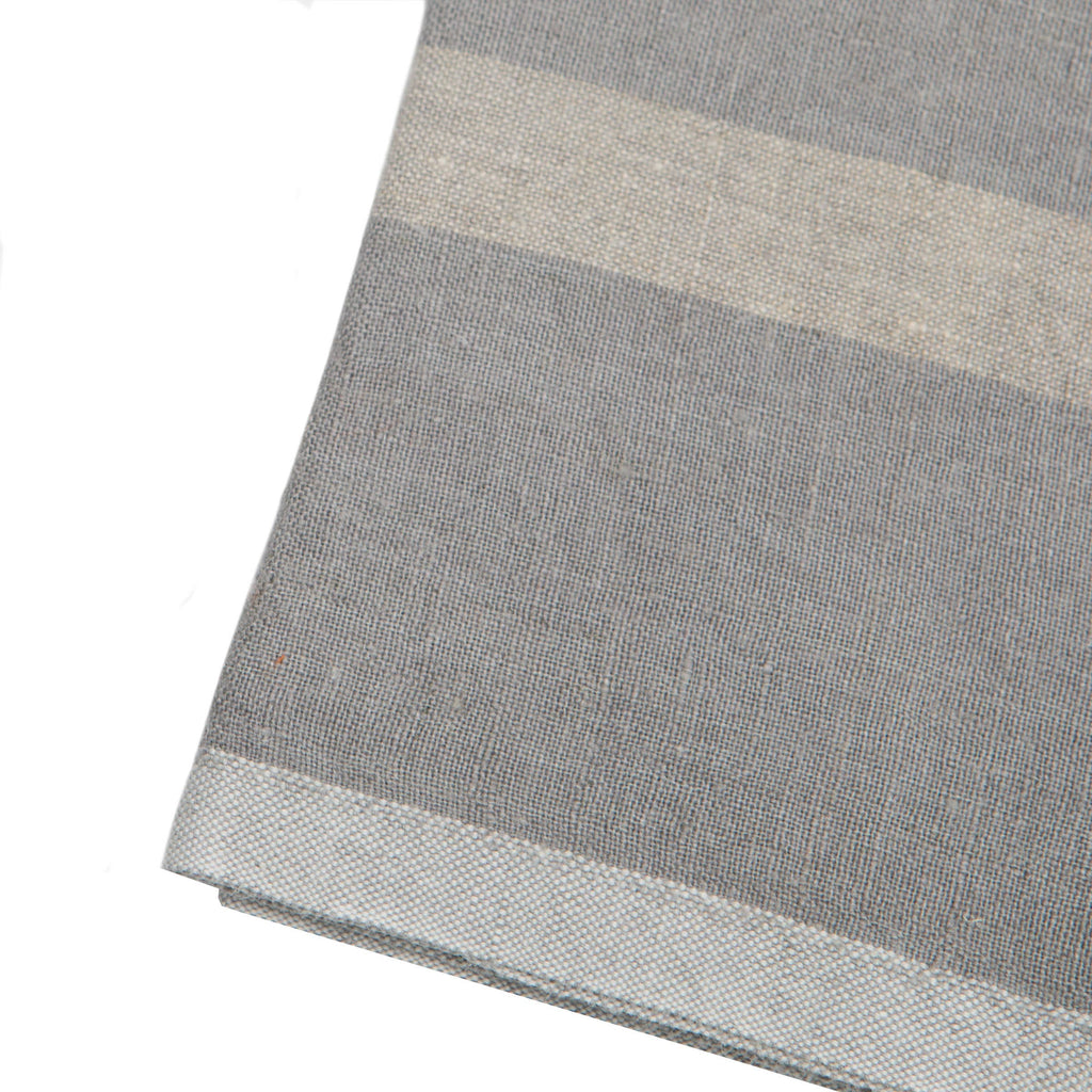 Laundered Linen Grey Natural Towel 2 Pack