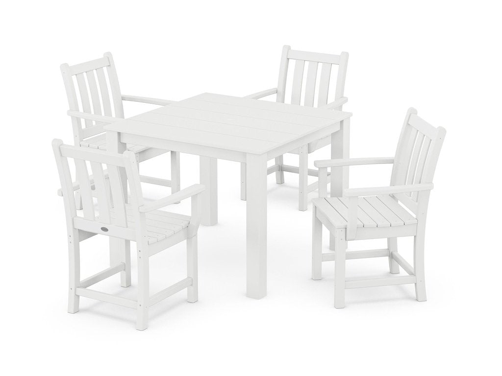 Traditional Garden 5-Piece Parsons Dining Set Photo