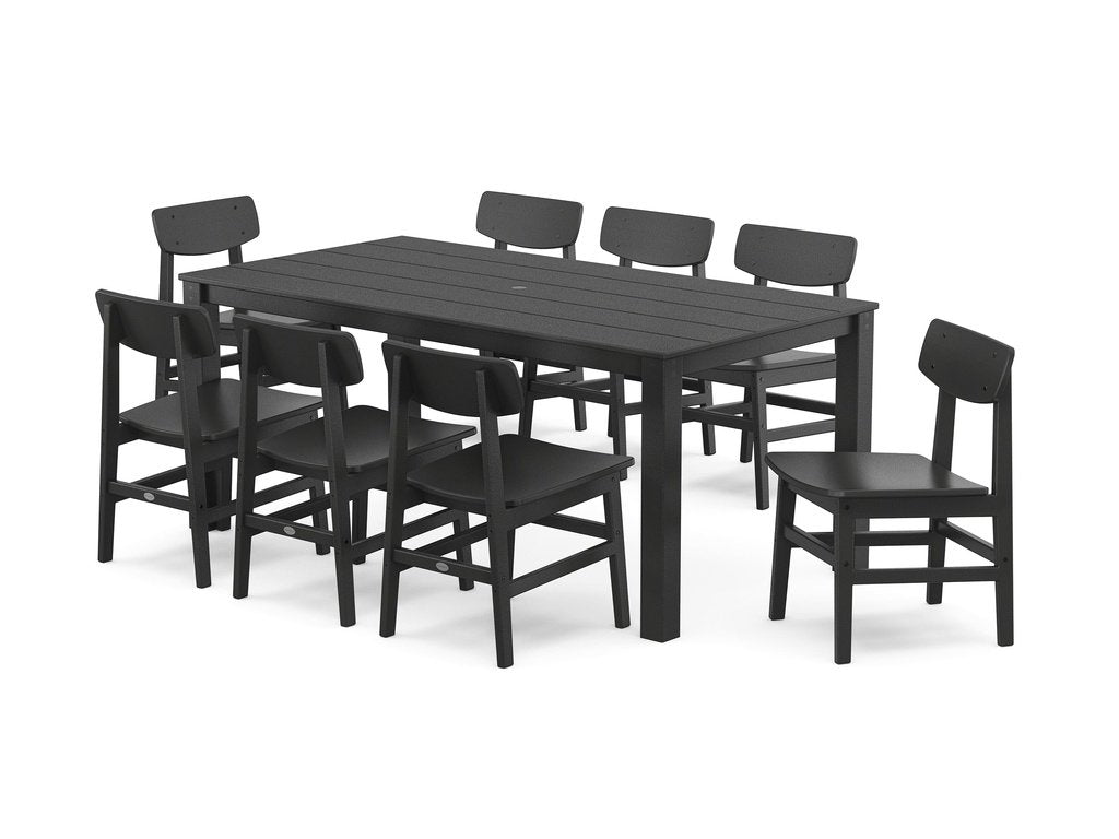 Modern Studio Urban Chair 9-Piece Parsons Dining Set Photo