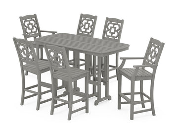 Chinoiserie 7-Piece Bar Set Photo