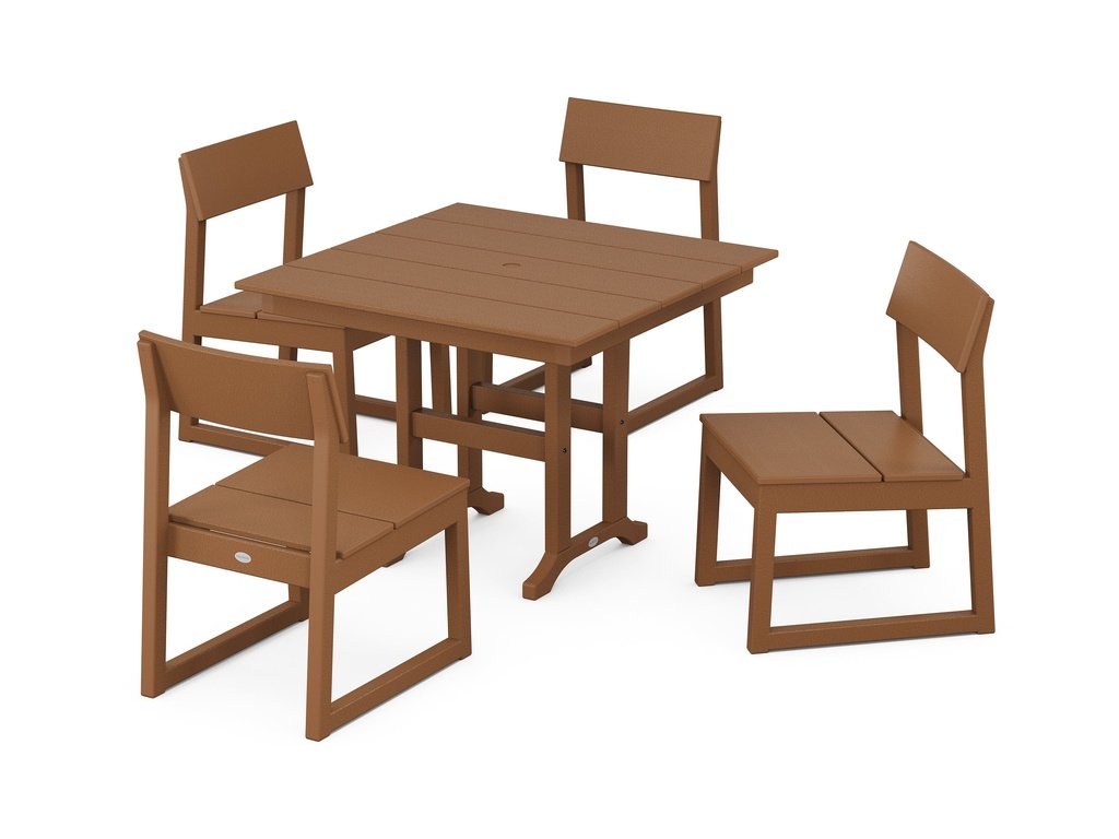 EDGE Side Chair 5-Piece Farmhouse Dining Set Photo