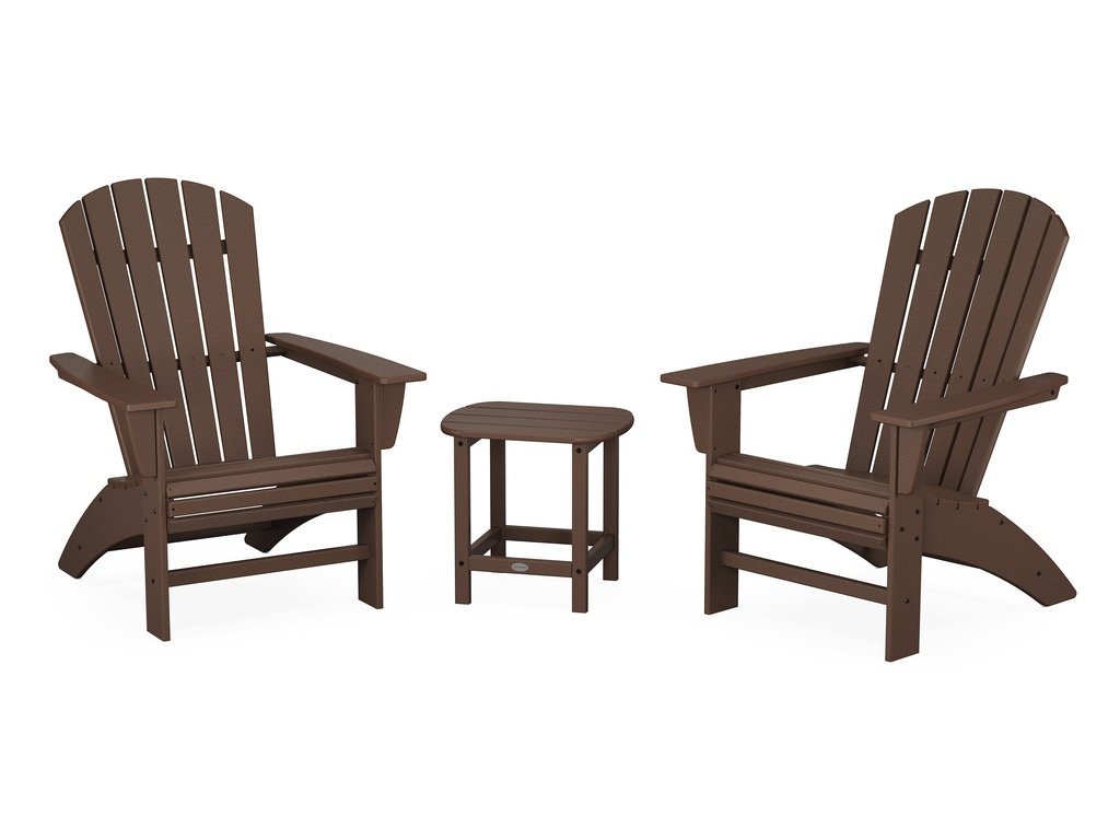 Nautical 3-Piece Curveback Adirondack Set - Retreat Home Furniture