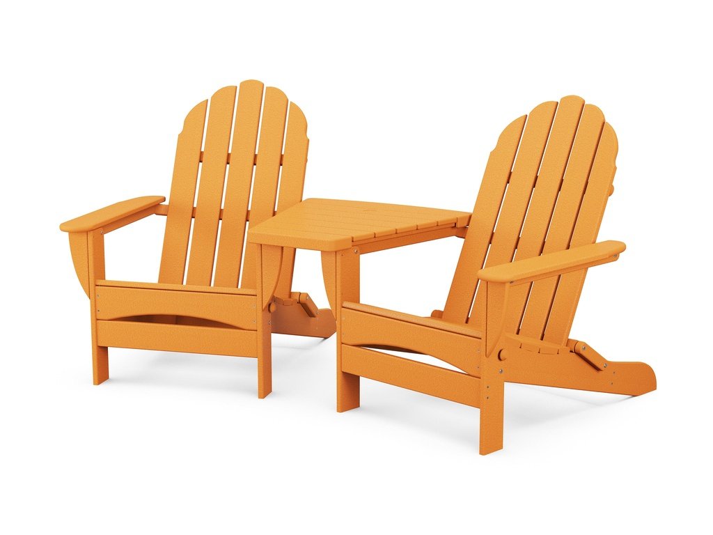 Classic Oversized Adirondacks with Angled Connecting Table Photo