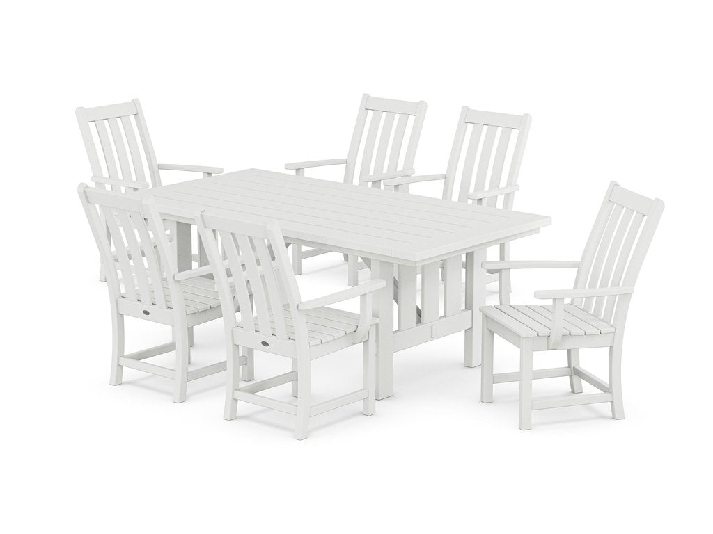 Vineyard Arm Chair 7-Piece Mission Dining Set Photo