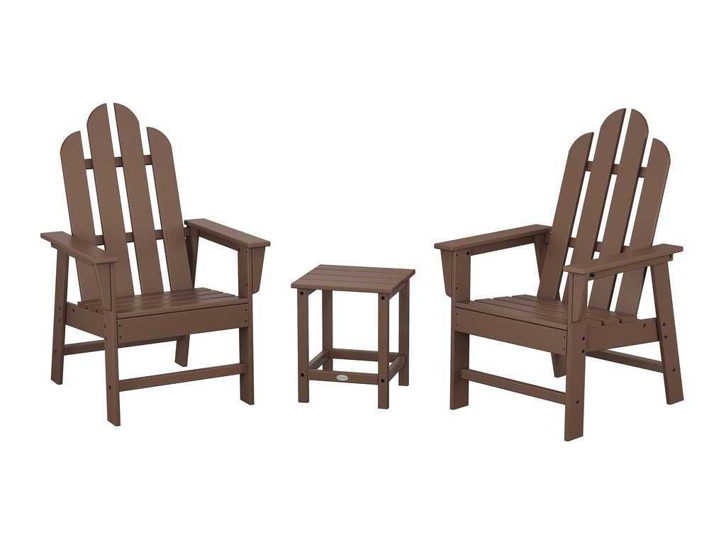 Long Island 3-Piece Upright Adirondack Chair Set Photo