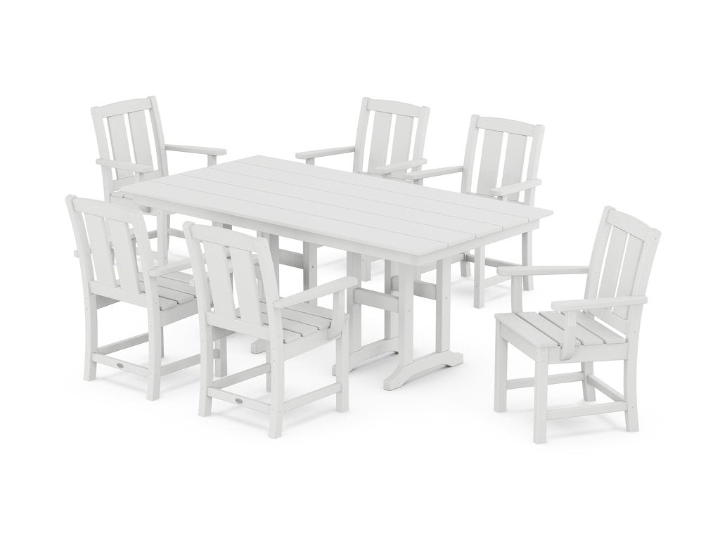 Mission Arm Chair 7-Piece Farmhouse Dining Set Photo