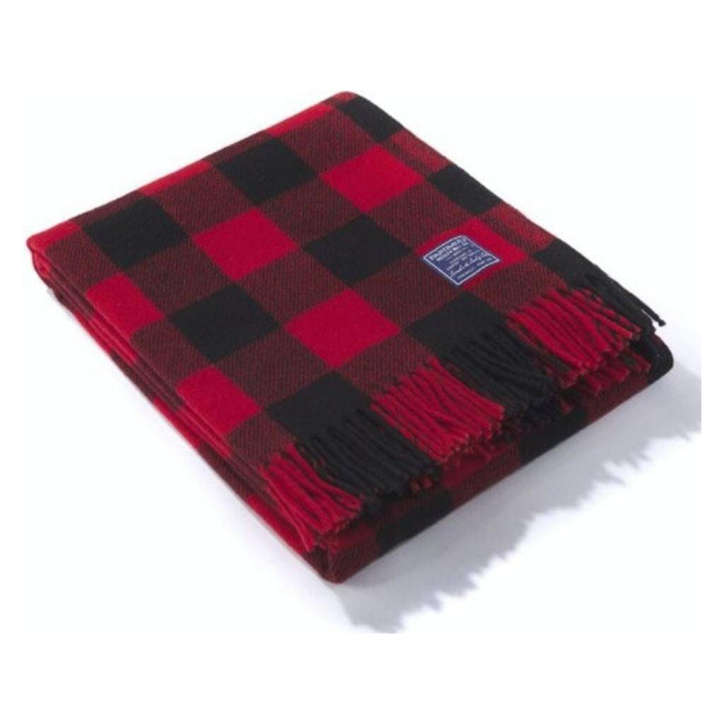 Buffalo Check Throw - Red & Black