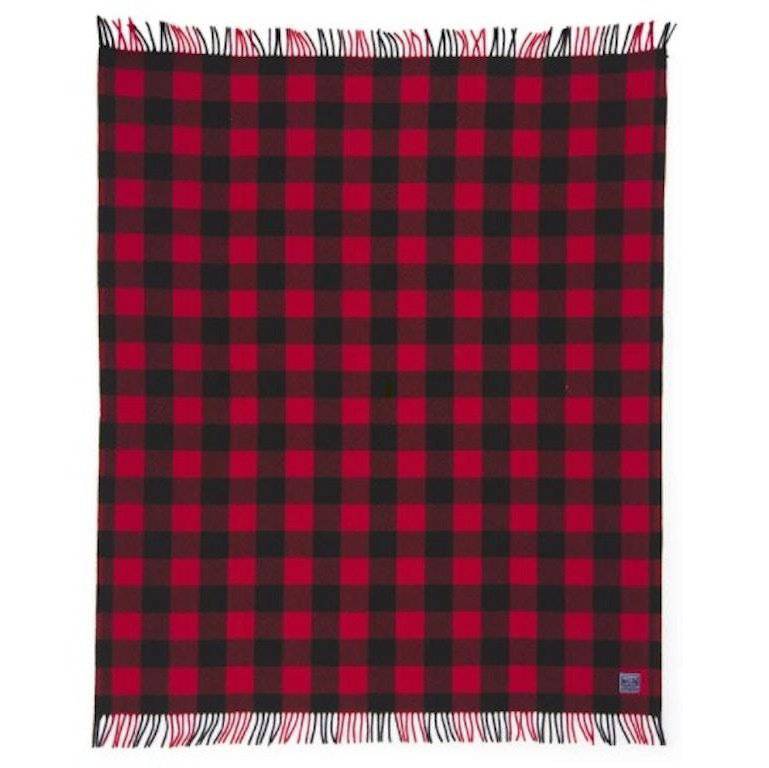 Buffalo Check Throw - Red & Black