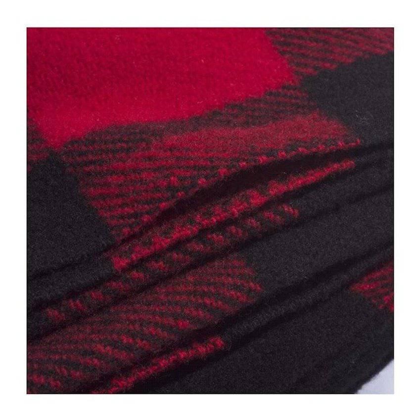 Buffalo Check Throw - Red & Black