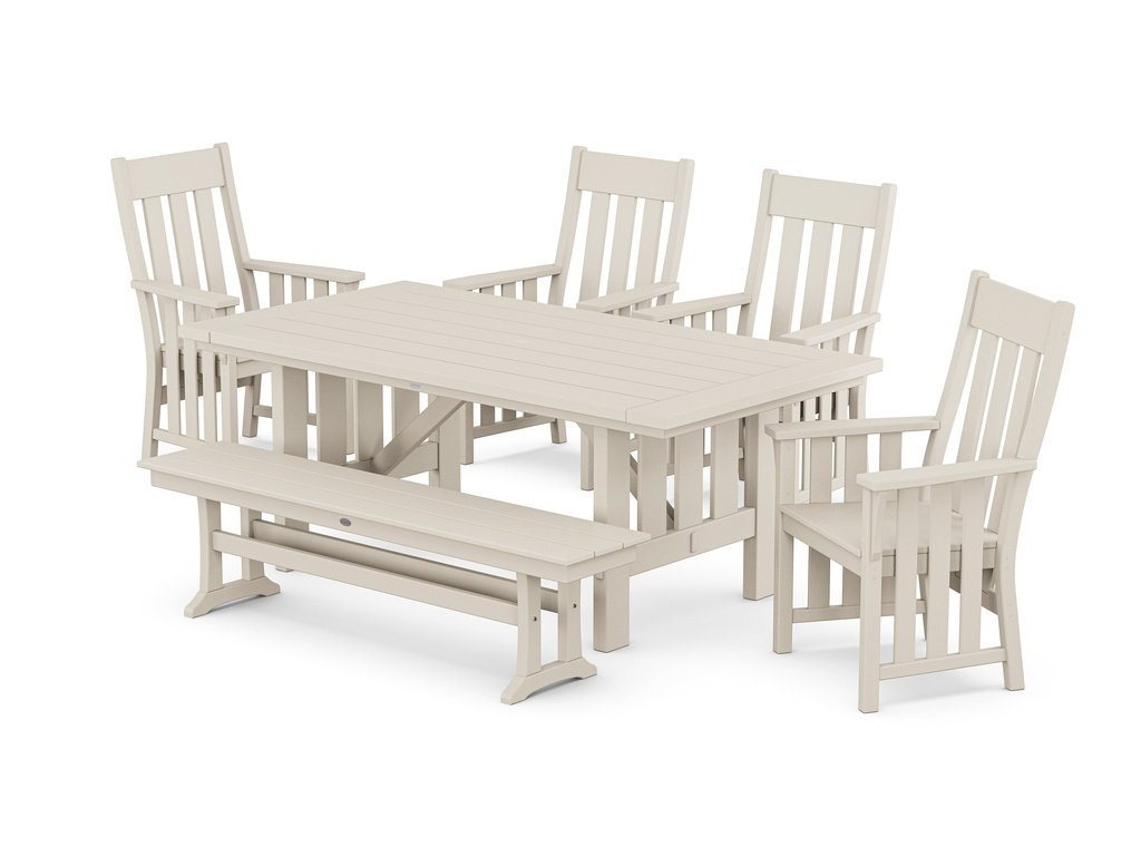 Acadia 6-Piece Dining Set with Bench Photo