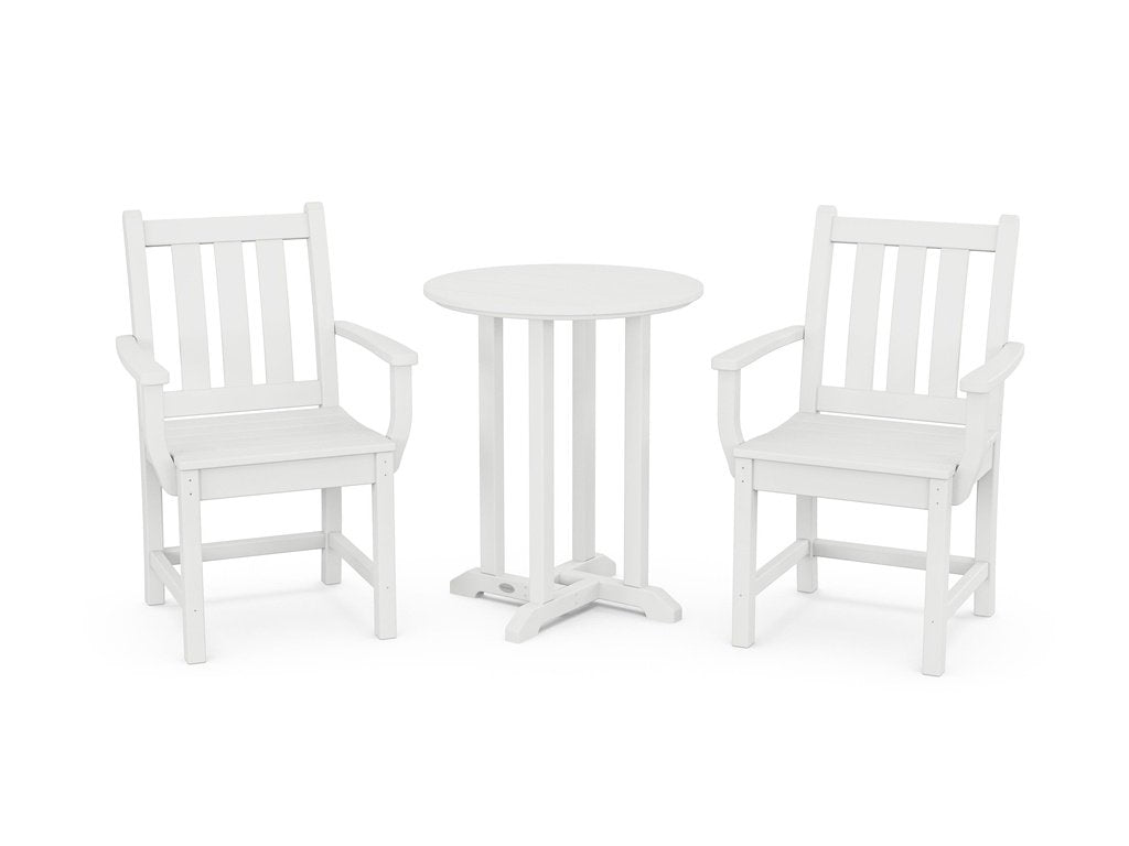 Traditional Garden 3-Piece Round Dining Set Photo