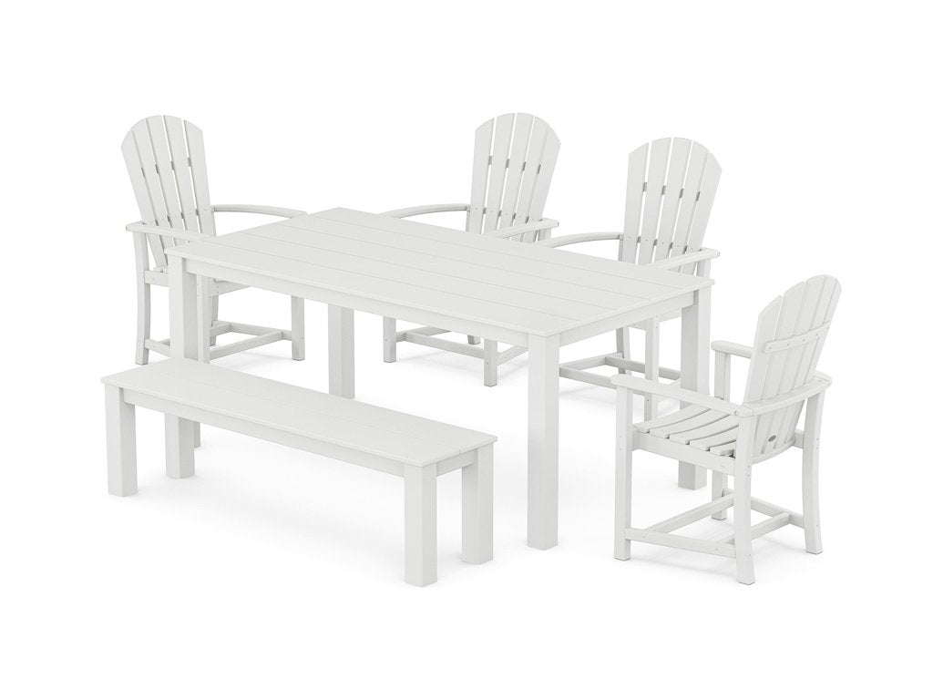 Palm Coast 6-Piece Parsons Dining Set with Bench Photo