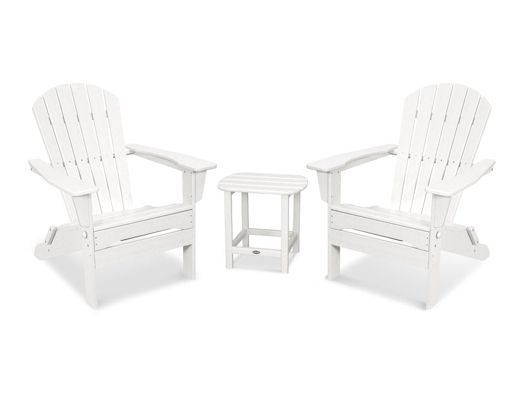 South Beach 3-Piece Folding Adirondack Set Photo