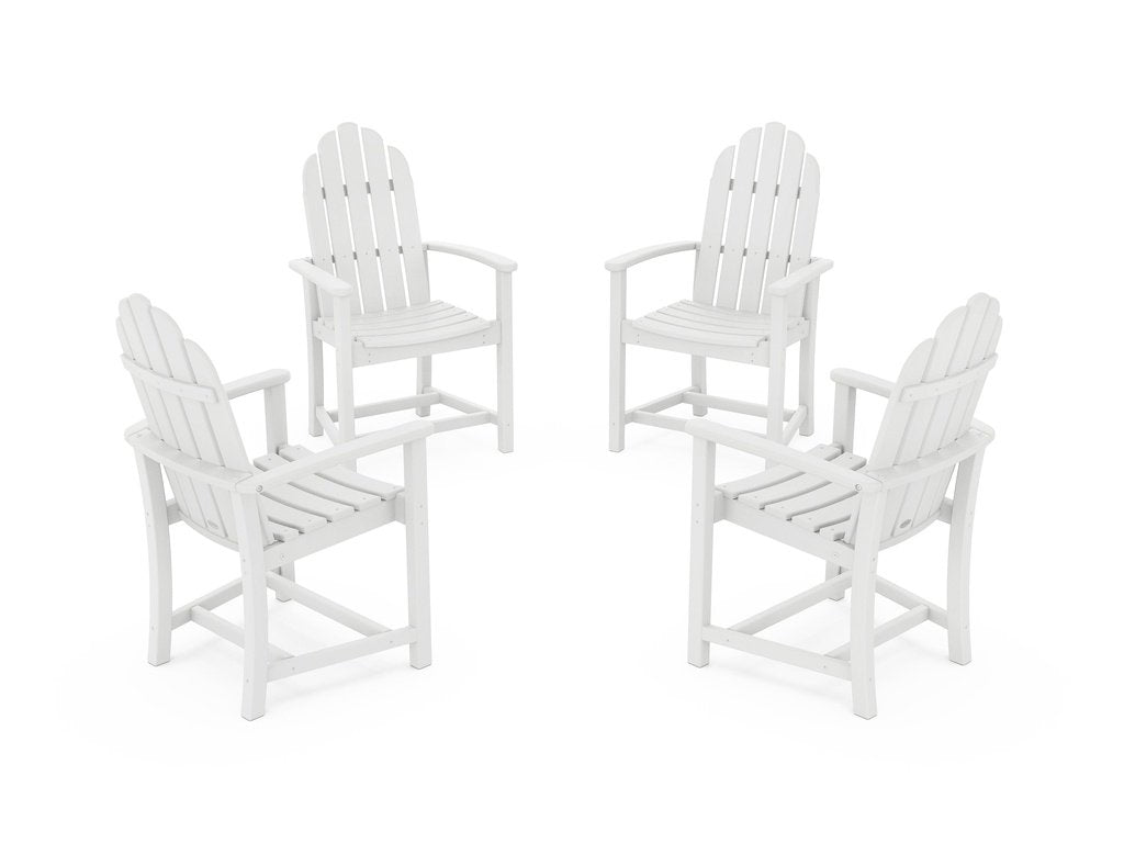 Classic 4-Piece Upright Adirondack Conversation Set Photo