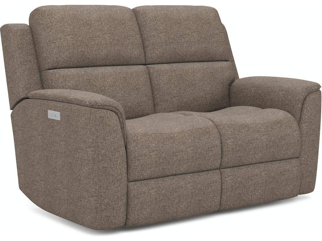 Henry Power Reclining Loveseat with Power Headrests and Lumbar 1041-60PH - Retreat Home Furniture