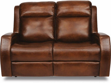 Mustang Power Reclining Loveseat with Power Headrests - Retreat Home Furniture