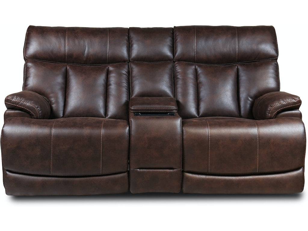 Clive Power Reclining Loveseat with Console