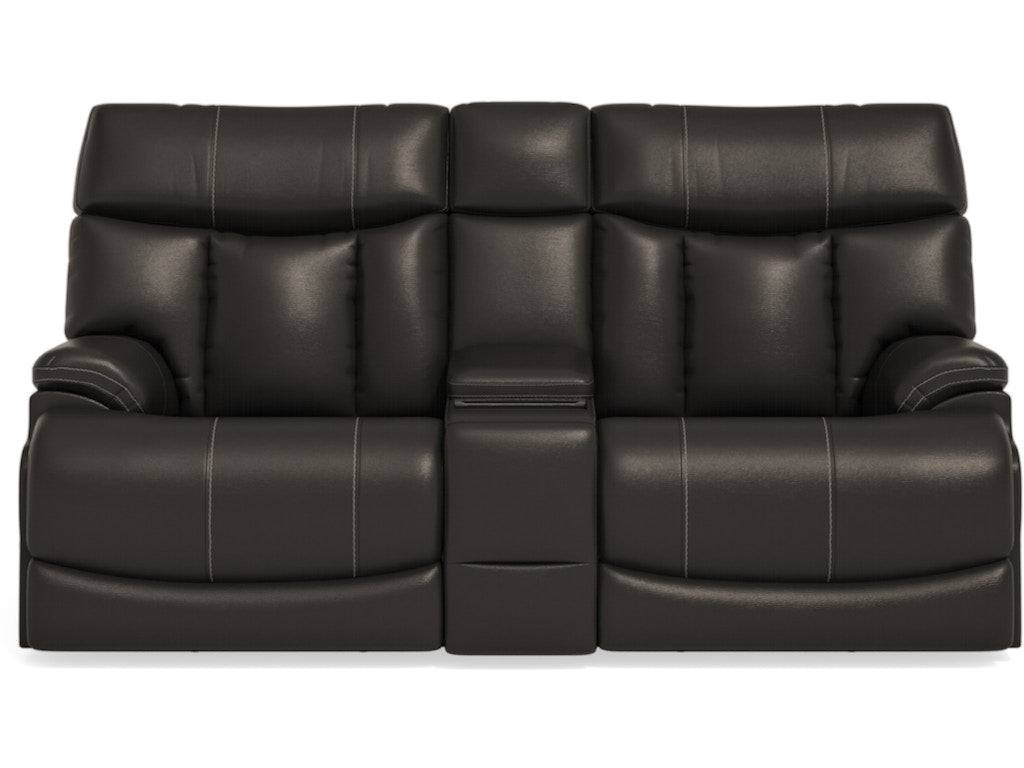 Clive Power Reclining Loveseat with Console