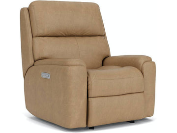 Rio Leather Power Recliner with Power Headrest