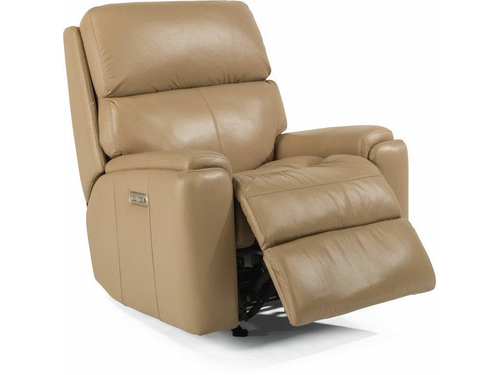 Rio Leather Power Recliner with Power Headrest