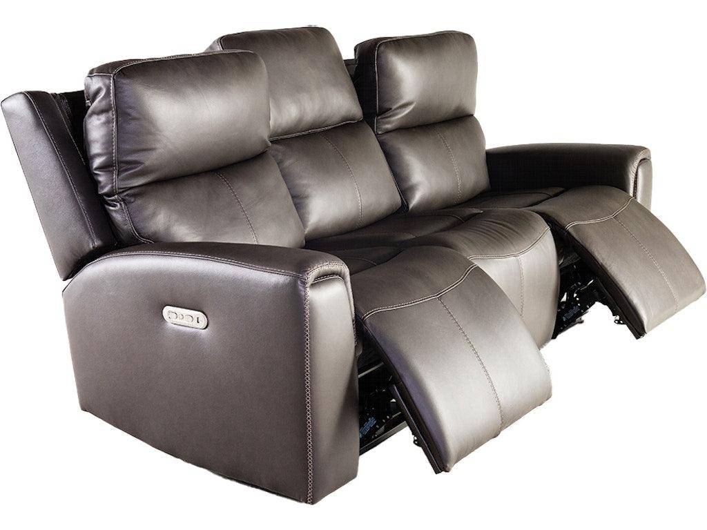 Jarvis Leather Reclining Sofa with Power Headrests