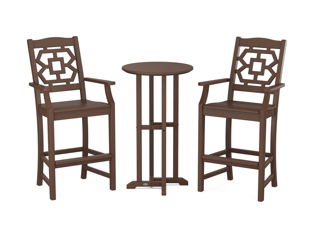 Chinoiserie 3-Piece Farmhouse Bar Set Photo