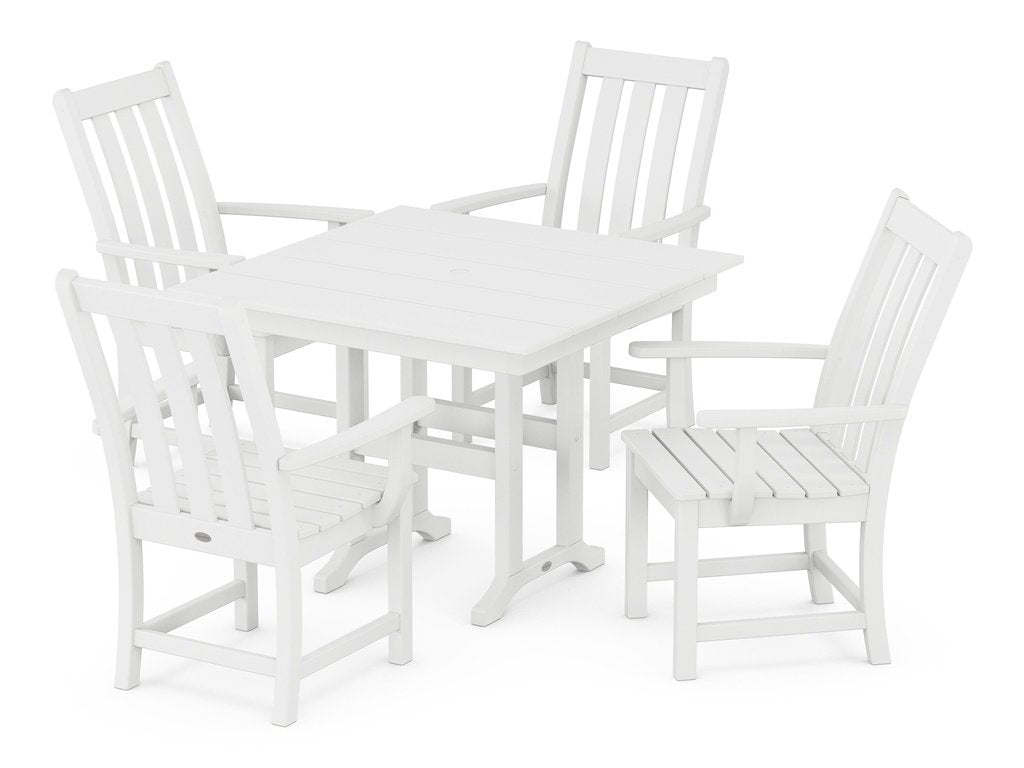 Vineyard 5-Piece Farmhouse Dining Set Photo