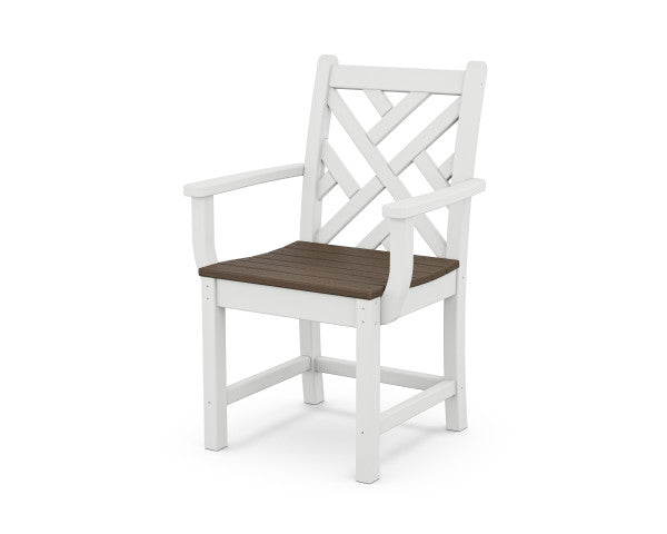 Chippendale Dining Arm Chair | Natural Finish - Retreat Home Furniture