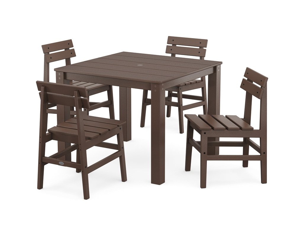 Modern Studio Plaza Chair 5-Piece Parsons Dining Set Photo