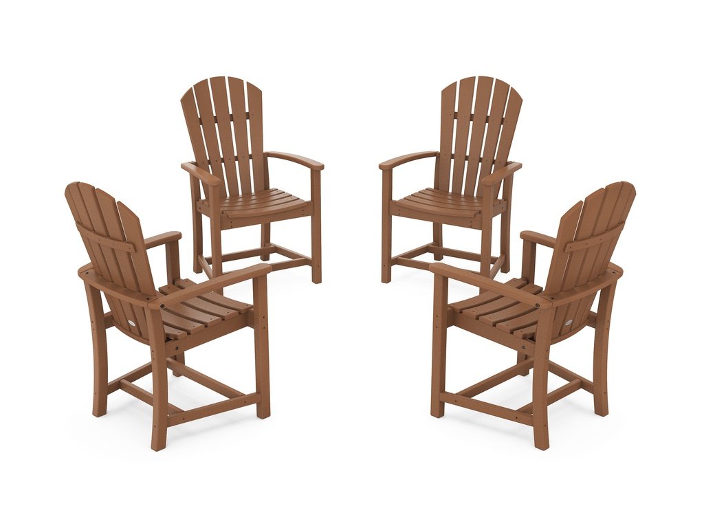 Palm Coast 4-Piece Upright Adirondack Conversation Set Photo