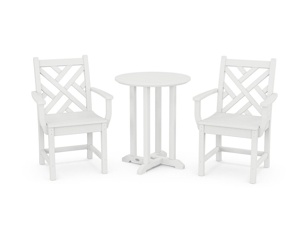 Chippendale 3-Piece Round Dining Set Photo