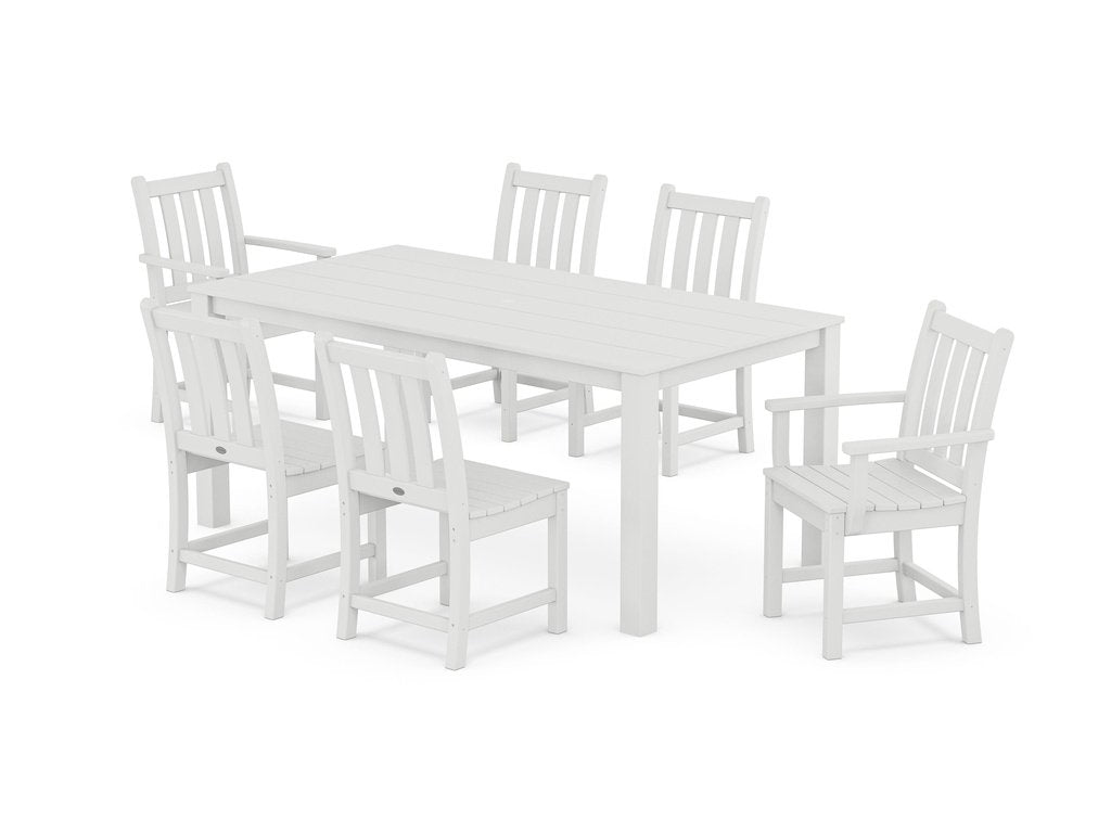 Traditional Garden 7-Piece Parsons Dining Set Photo