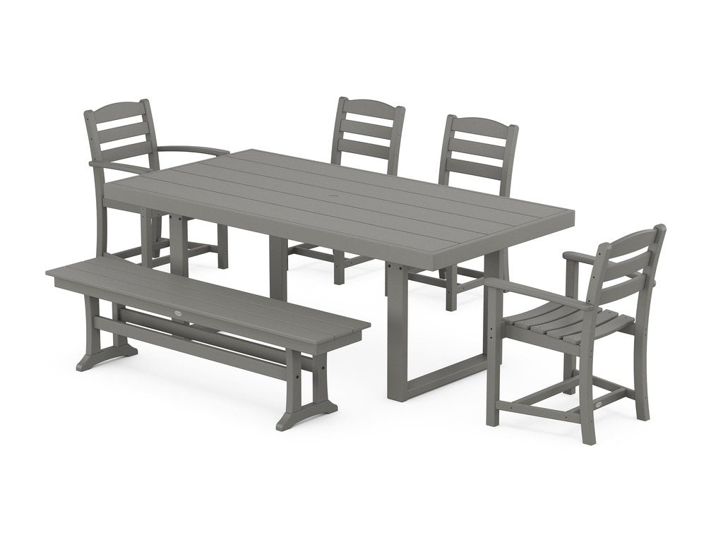 La Casa Café 6-Piece Dining Set with Bench Photo